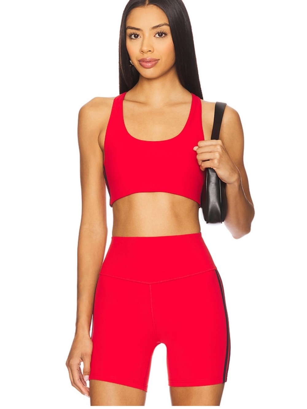 NWT Ella Airweight Sports Bra in Pirate Red & Indigo